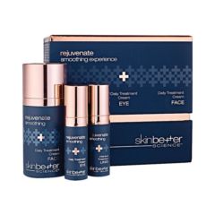 Rejuvenate Treatment for EYES, A powerful eye recharger with a mixture of potent ingredients for total eye rejuvenation. LINES, A no-needle solution developed to improve the appearance of lines and wrinkles. FACE, A peptide-rich formula, masterfully designed to defy time.